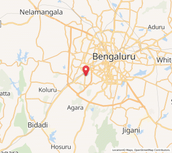 Map of Kenchenahalli, Karnataka