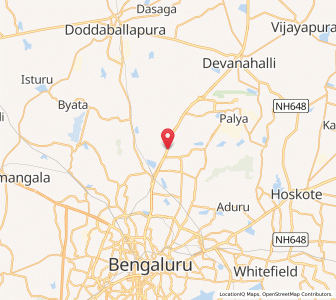 Map of Kendriya Vidyalaya, Karnataka