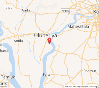 Map of Kenjekhalia, West Bengal
