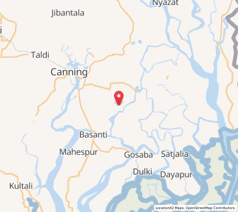 Map of Keorakhali, West Bengal