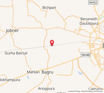 Map of Kesala, Rajasthan
