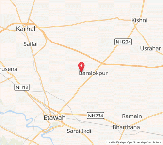 Map of Keshapur Rahin, Uttar Pradesh