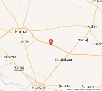 Map of Keshopur Beni, Uttar Pradesh