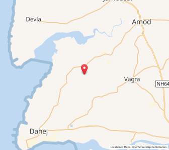 Map of Keswan, Gujarat