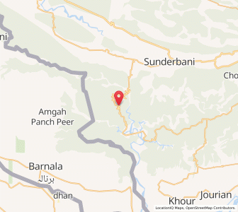 Map of Kethar, Kashmir