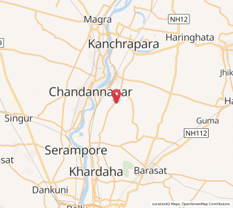 Map of Keutia, West Bengal