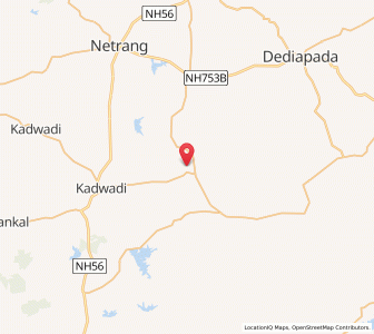 Map of Kevdi, Gujarat