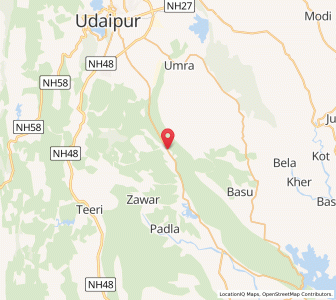 Map of Kevra Khurd, Rajasthan
