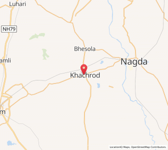 Map of Khachrod, Madhya Pradesh