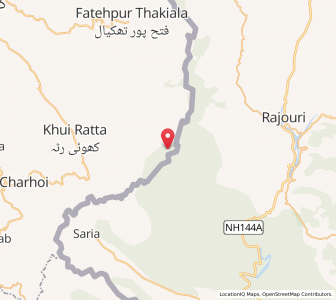 Map of Khad Telian, Kashmir