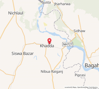 Map of Khada, Uttar Pradesh