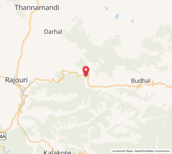 Map of Khadion, Kashmir