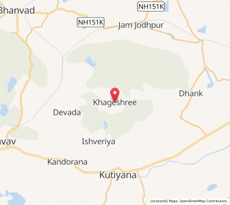 Map of Khagasari, Gujarat