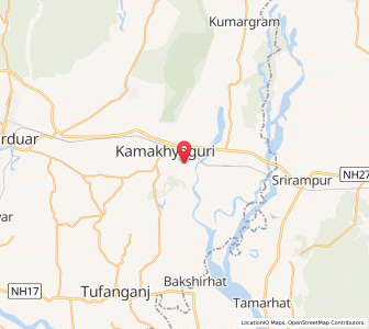 Map of Khagribari, West Bengal