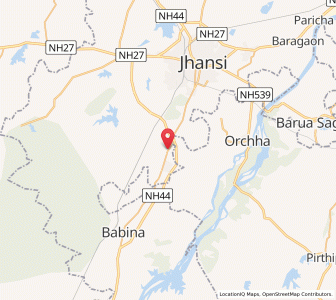 Map of Khailar, Uttar Pradesh