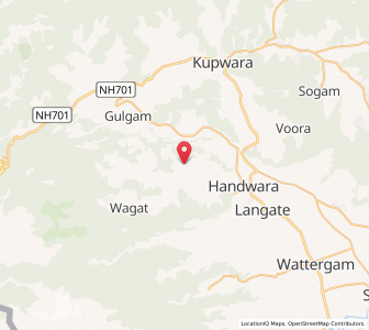 Map of Khaipur, Kashmir