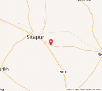 Map of Khairabad, Uttar Pradesh