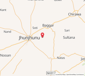 Map of Khajpur Naya, Rajasthan
