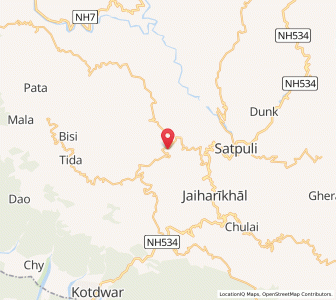 Map of Khajri, Uttarakhand