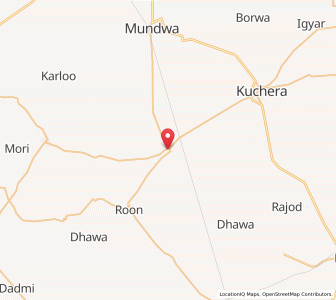 Map of Khajwana, Rajasthan