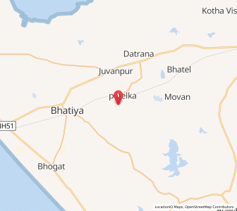 Map of Khakharda, Gujarat