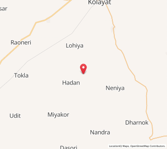 Map of Khakhusar, Rajasthan