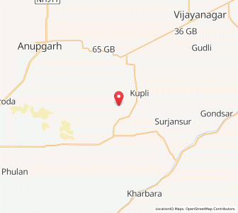 Map of Khal, Rajasthan