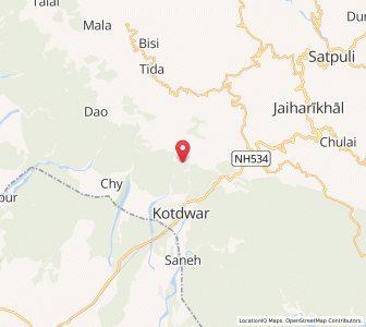 Map of Khala, Uttarakhand