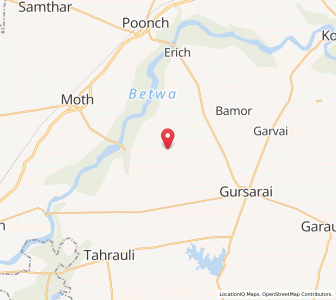 Map of Khalar, Uttar Pradesh