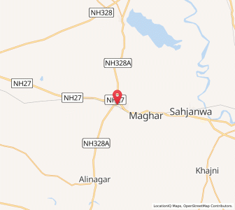 Map of Khalilabad, Uttar Pradesh