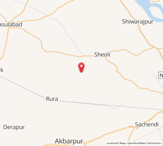 Map of Khaliqpur, Uttar Pradesh