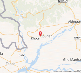 Map of Khalka Malal, Kashmir