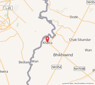 Map of Khalra, Punjab