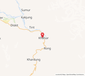 Map of Khalsar, Kashmir