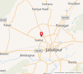 Map of Khamaria, Madhya Pradesh