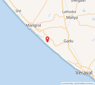 Map of Khambalya, Gujarat