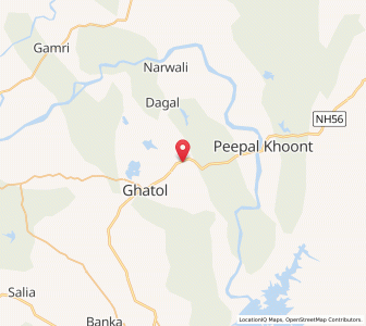Map of Khamera, Rajasthan