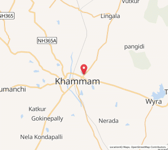 Map of Khanapuram Haveli, Telangana