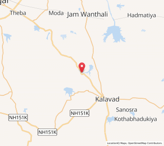 Map of Khandera, Gujarat