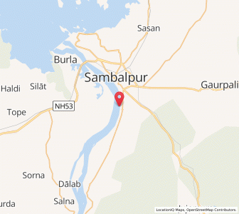 Map of Khandoal, Odisha