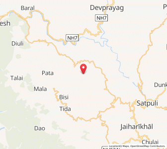 Map of Khanduri, Uttarakhand
