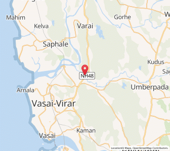 Map of Khanivde, Maharashtra