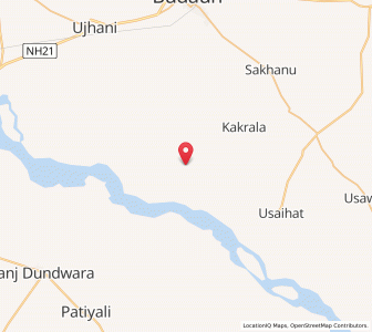 Map of Khanjan Nagla, Uttar Pradesh