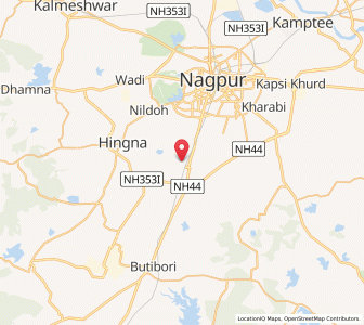 Map of Khapri, Maharashtra
