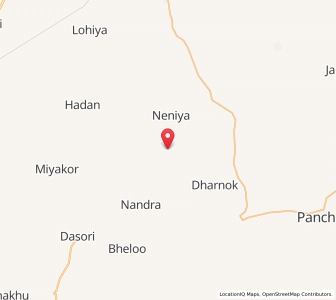 Map of Khara Lohan, Rajasthan