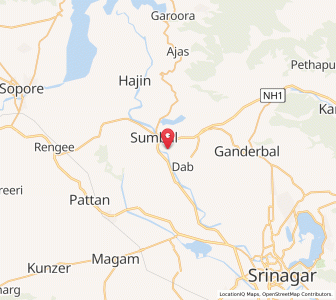 Map of Kharabagh, Kashmir