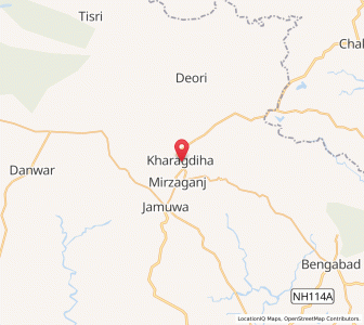 Map of Kharagdiha, Jharkhand