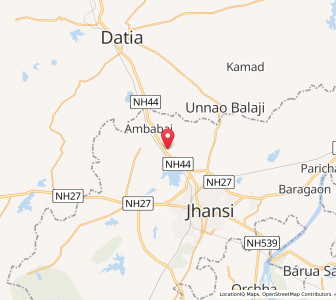 Map of Kharari, Madhya Pradesh