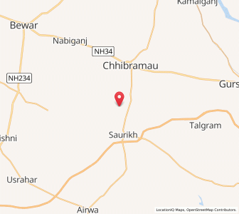 Map of Kharauli, Uttar Pradesh