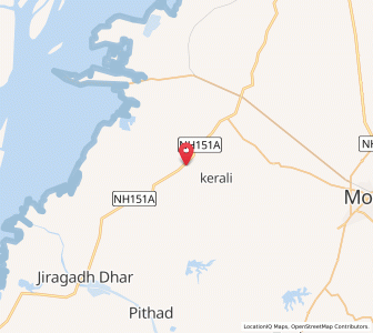 Map of Kharchia, Gujarat
